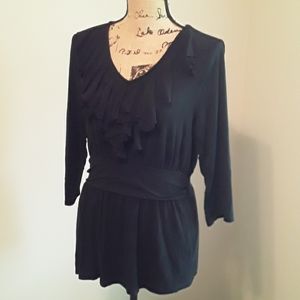 Black blouse shirt long sleeve